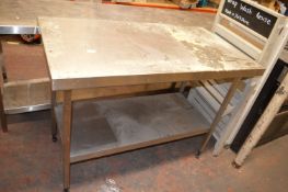 *Stainless Steel Preparation Table ~120x65x90cm