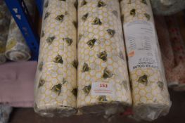 *Three 45” wide Rolls of Honeycomb Pattern Material (1x 14m, 1x 16.75m x 1x 27.25m)