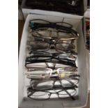 Three Trays of Glasses