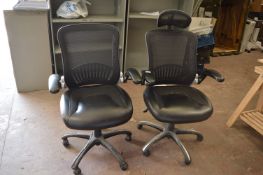 *Two Mesh Back Swivel Office Chair