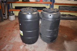 *Two 210L Water Butts (salvage)