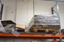 Pallet and Part Pallet Containing Small Cardboard Boxes