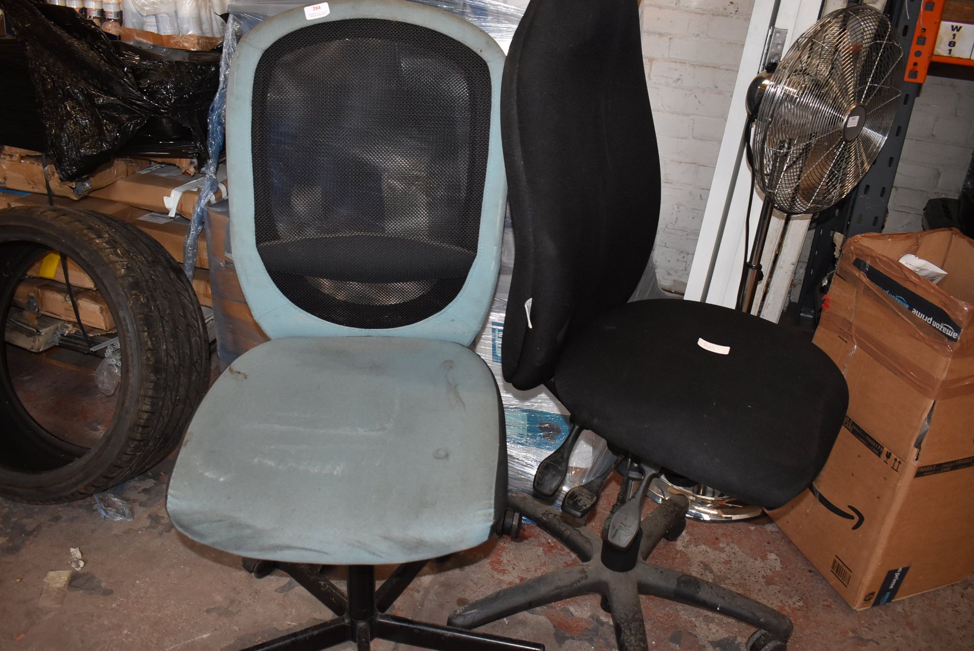 Two Swivel Office Chairs