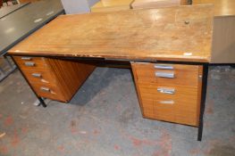 Office Table with Five Drawers