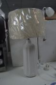 *White Pottery Table Lamp