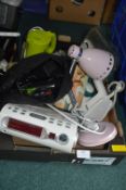 Electrical Including Lamps, Steam Iron, Radio Alar