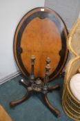 Antique Loo Table with Burr Walnut Veneer (for res