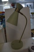 *Sage Green Adjustable Desk Lamp
