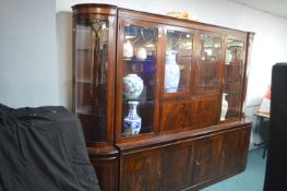Display Cabinet with Twin Corner Cabinets