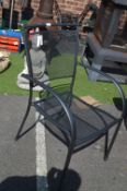 *Metal Stacking Garden Chair