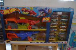 *Hot Wheel Battling Creature Transport Set