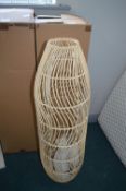 *Wicker Floor Lamp