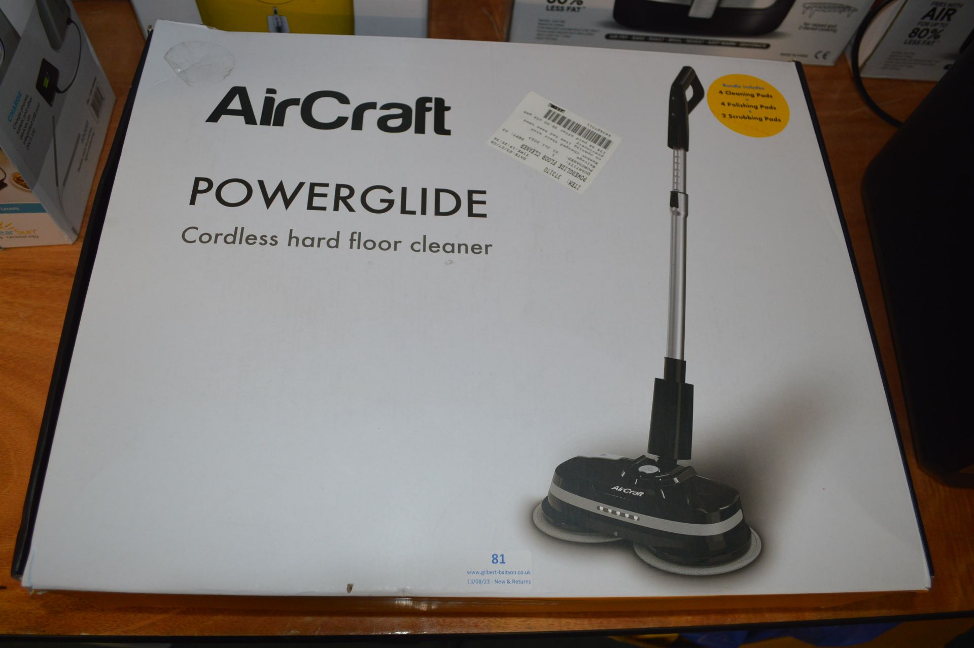 *Air Craft Power Glide Cordless Hard Floor Cleaner