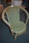 Small Wicker Bedroom Chair