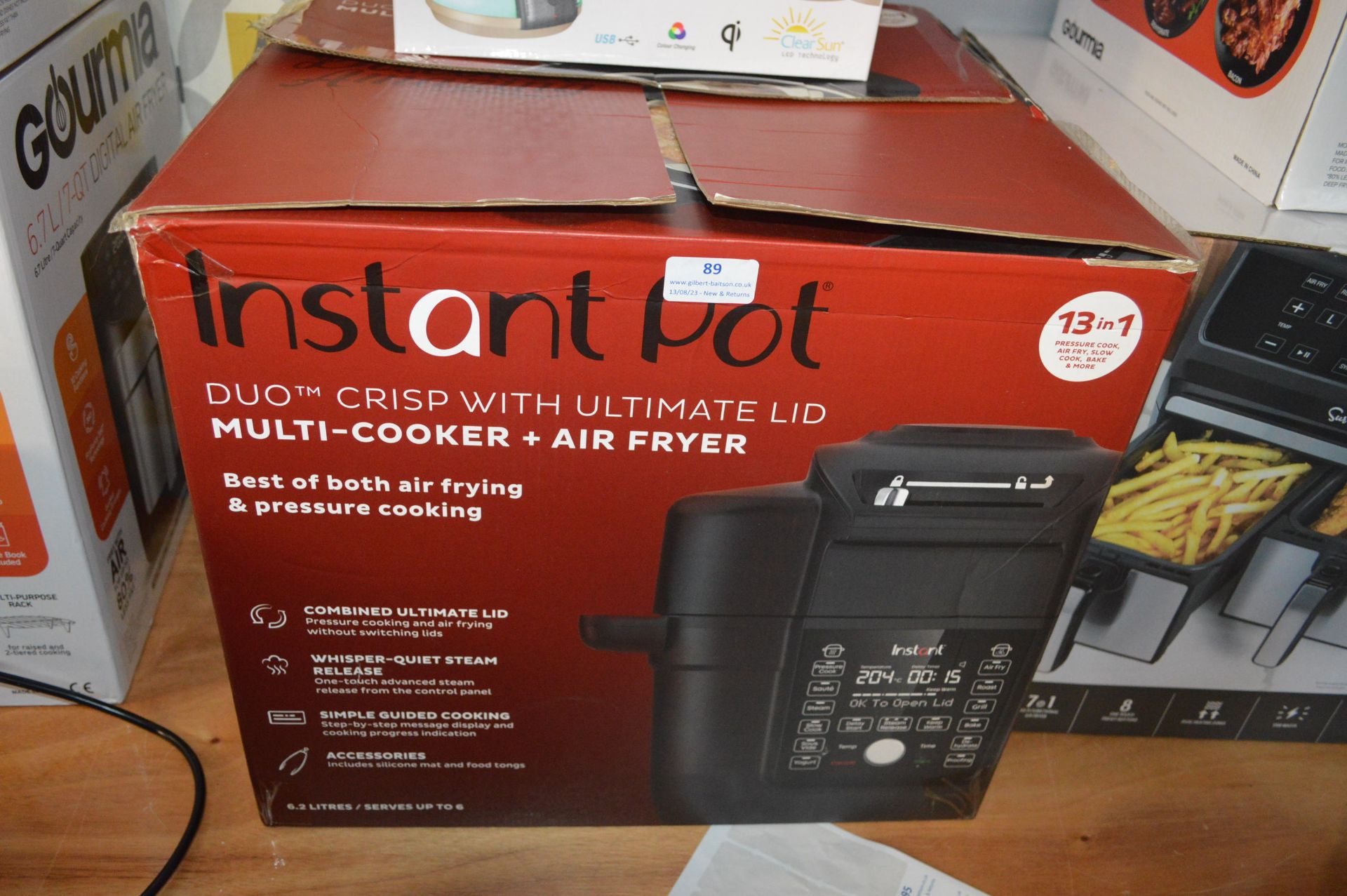 *Instant Pot Multicooker and Air Fryer