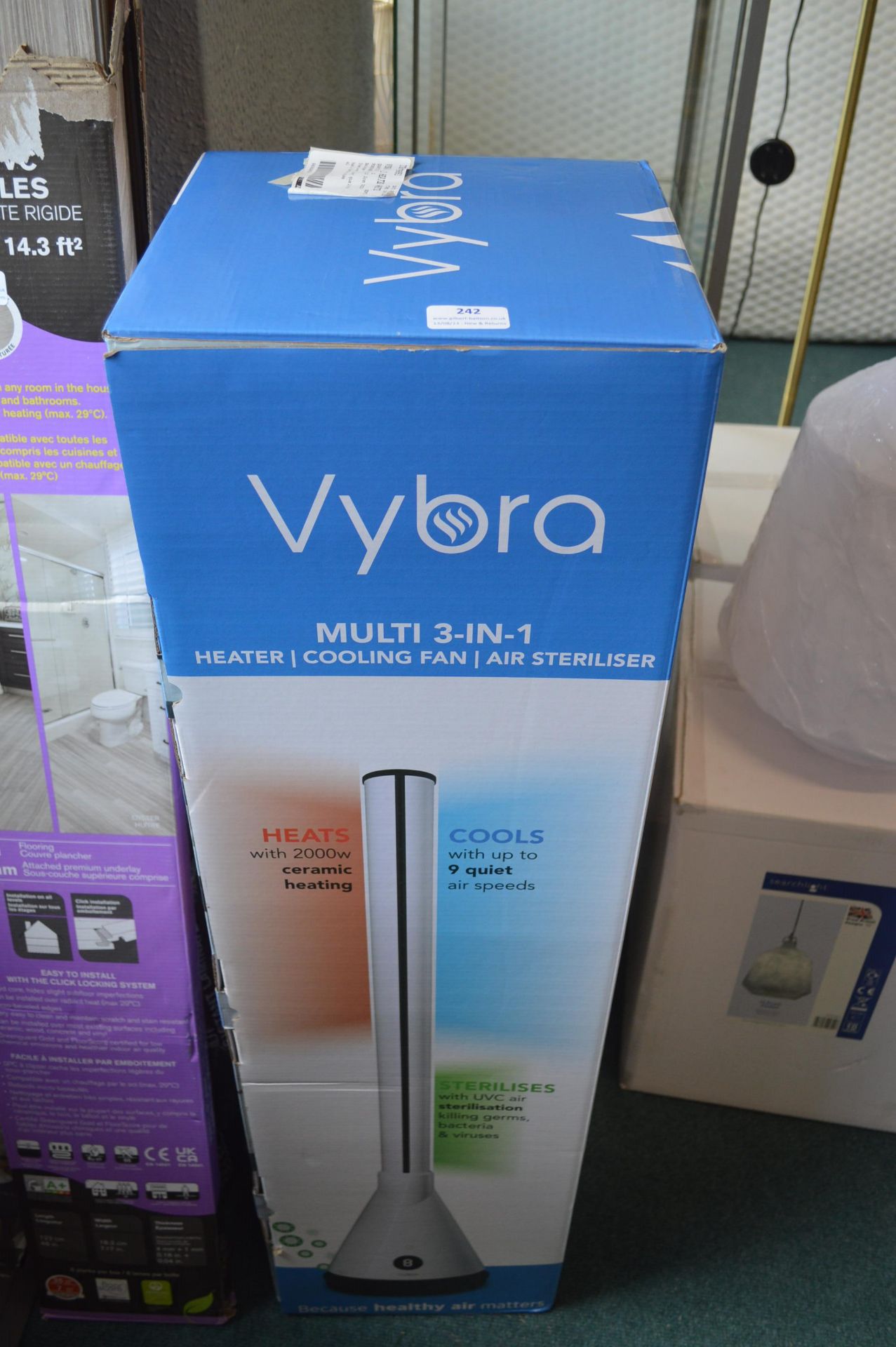*Vybra Multi 3-in-1 Heater/Fan/Air Steriliser