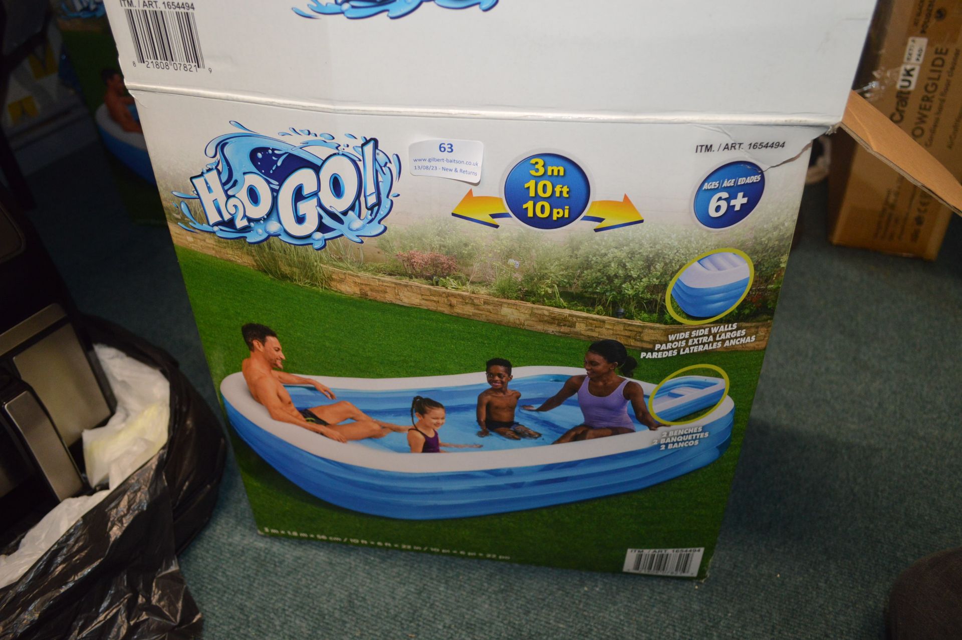 *H2O Go 3m Inflatable Family Pool