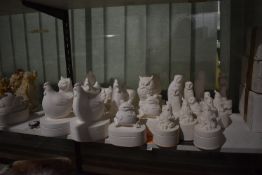 *Quantity of Assorted Unpainted Cast Figurines