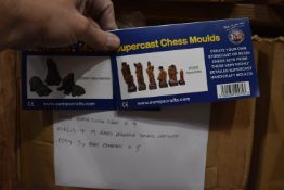 *Box of Assorted Chess Piece Latex Moulds