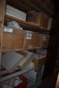 *Contents of Bay of Racking to Include Boxes of Moulds, Empty Boxes, etc.