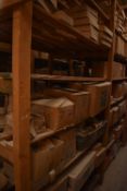 *Contents of Bay of Racking to Include Boxes of Moulds, Empty Boxes, etc.