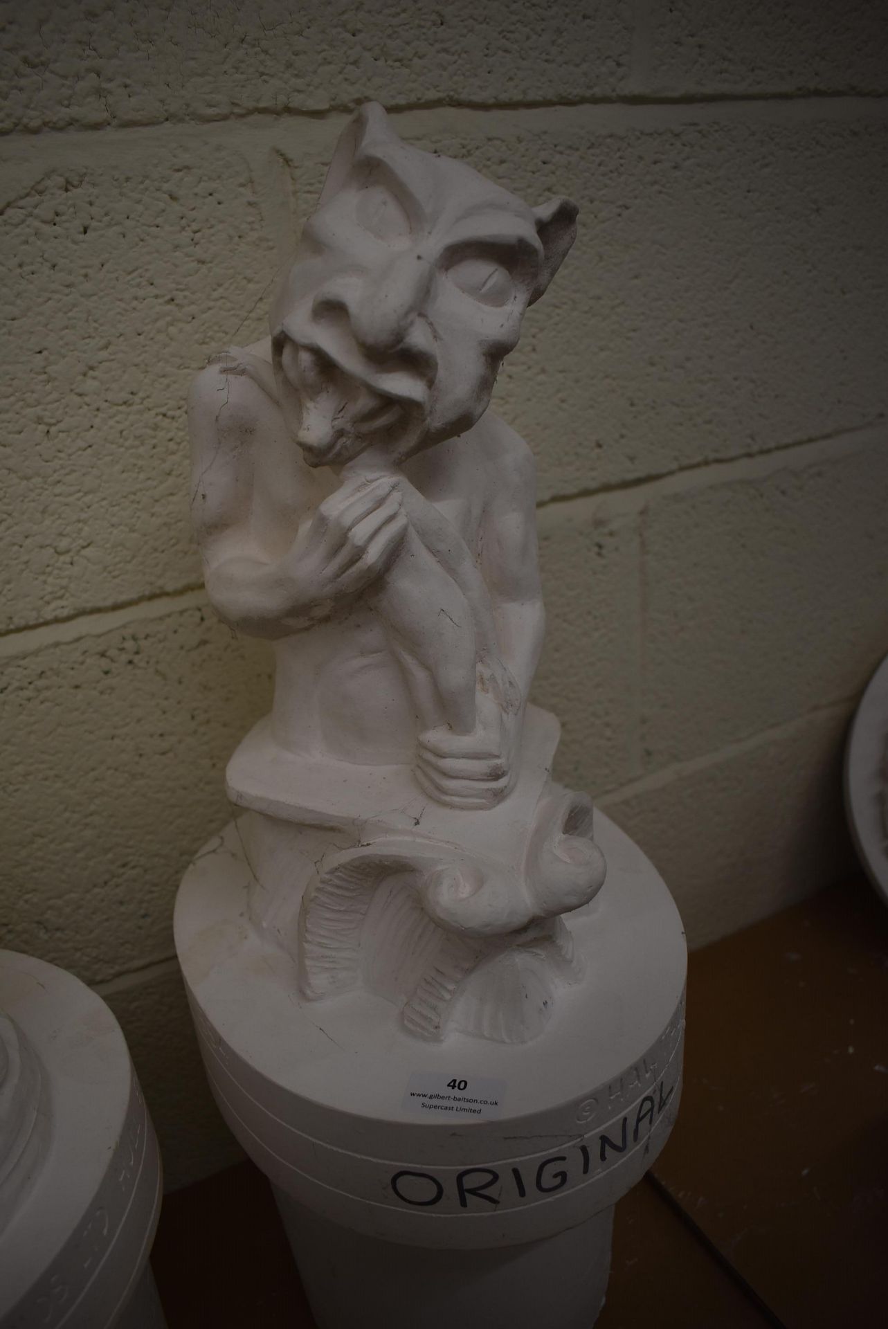 *Gargoyle Cast ~17” tall, 11” deep, 9” wide