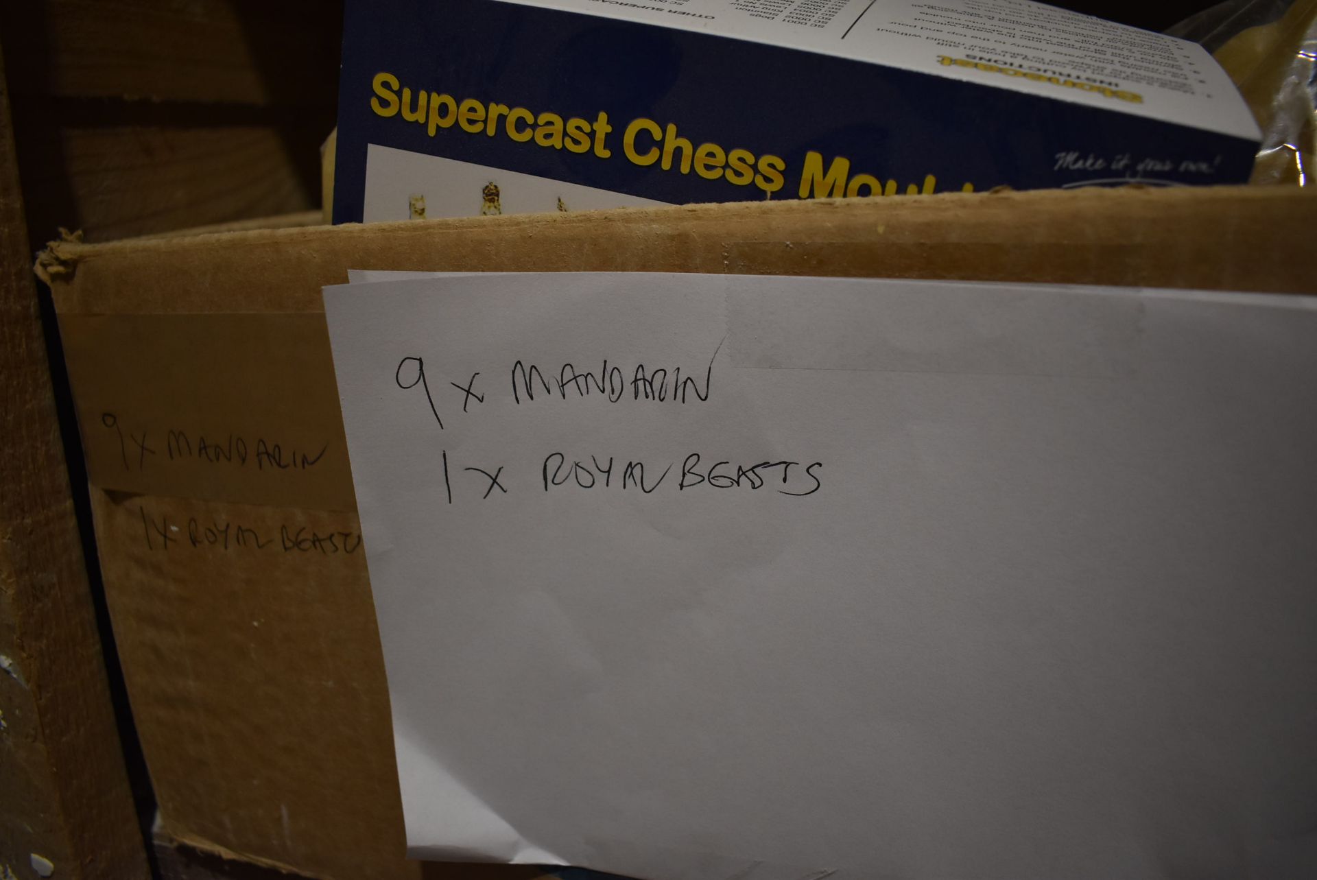 *Two Boxes of Assorted Chess Piece Moulds - Image 2 of 4