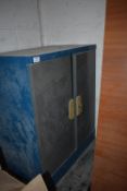 *Steel Storage Cabinet with Key ~26”x16”x31.5”