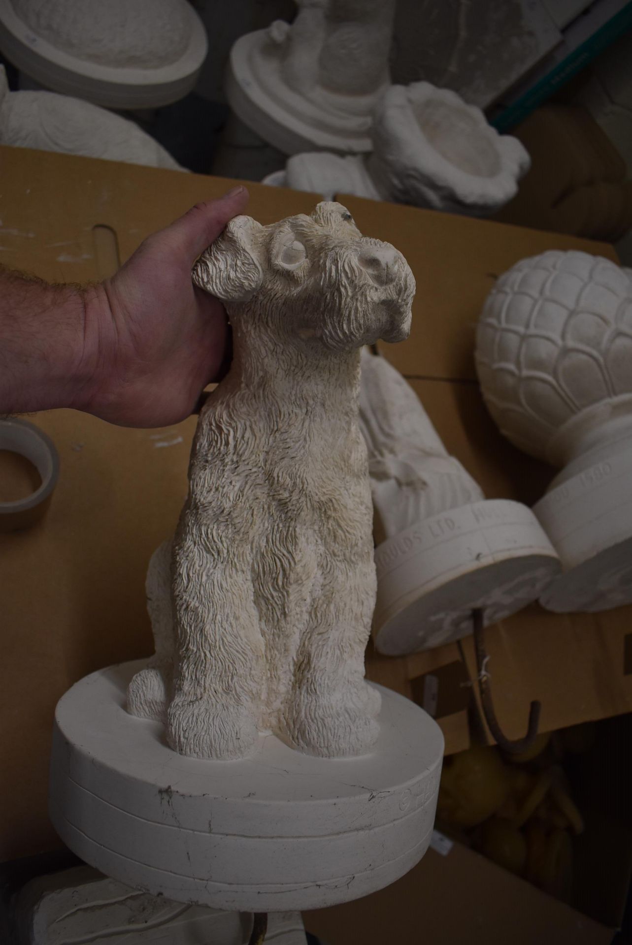 *Dog Cast ~16” tall, 11” diameter