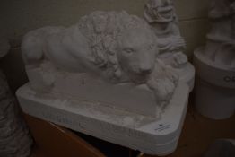 *Lion Cast ~20 deep, 9” wide, 1ft tall