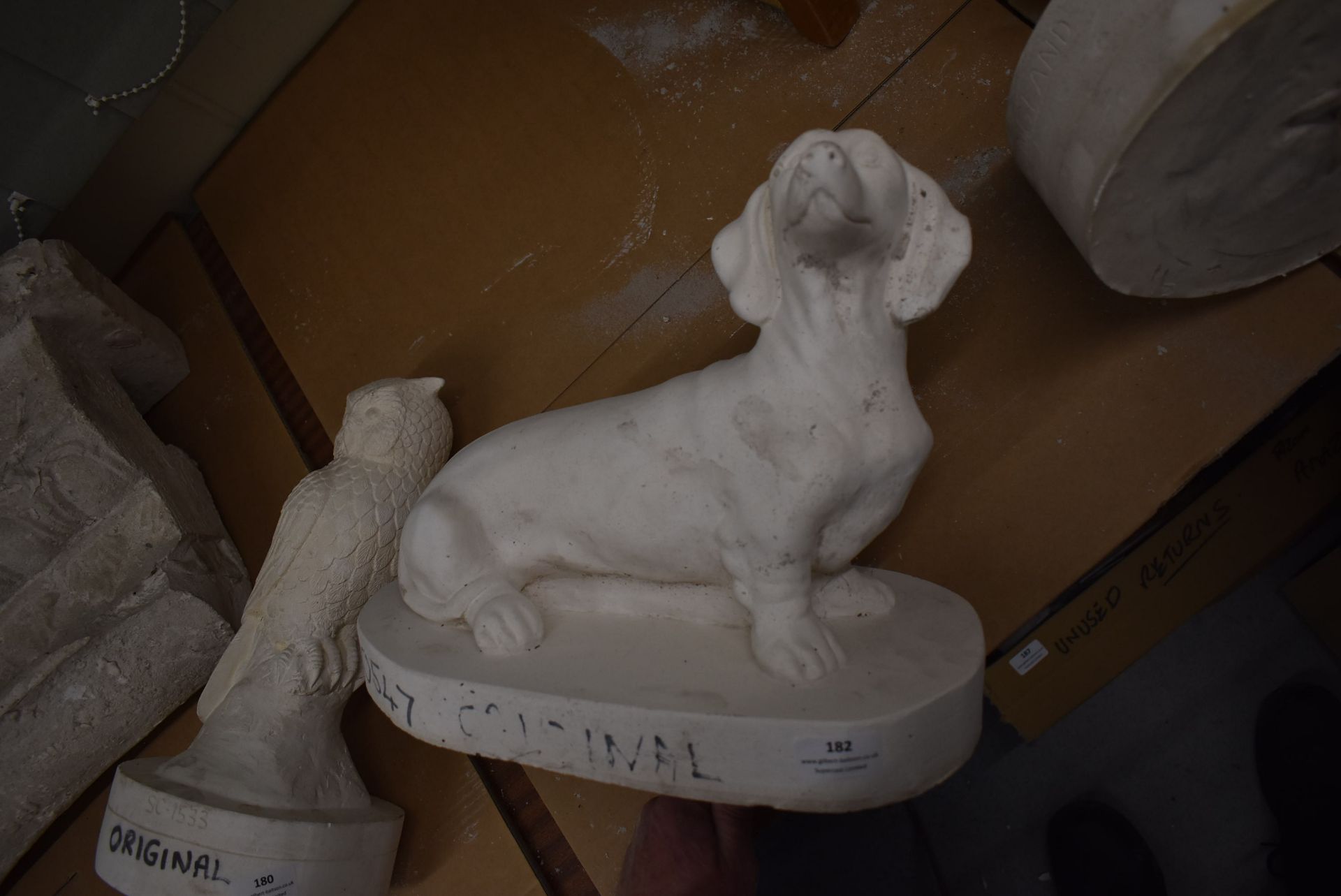 *Dog Cast ~12” tall, 14” long, 8.5” deep