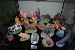 *Contents of Shelf to Include Various Animal Figurines