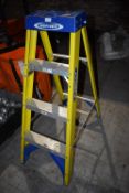 *Werner Three Tread Fiberglass Step Ladder