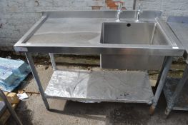 *Stainless Steel Sink Unit 120x60x90cm