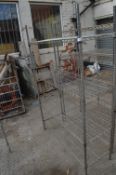 *Four Tier Stainless Steel Racking 120x45x180cm
