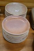 *Eighteen Genware 7.5” Rose Porcelain Plates