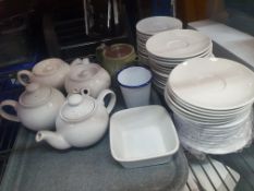 * selection of crockery