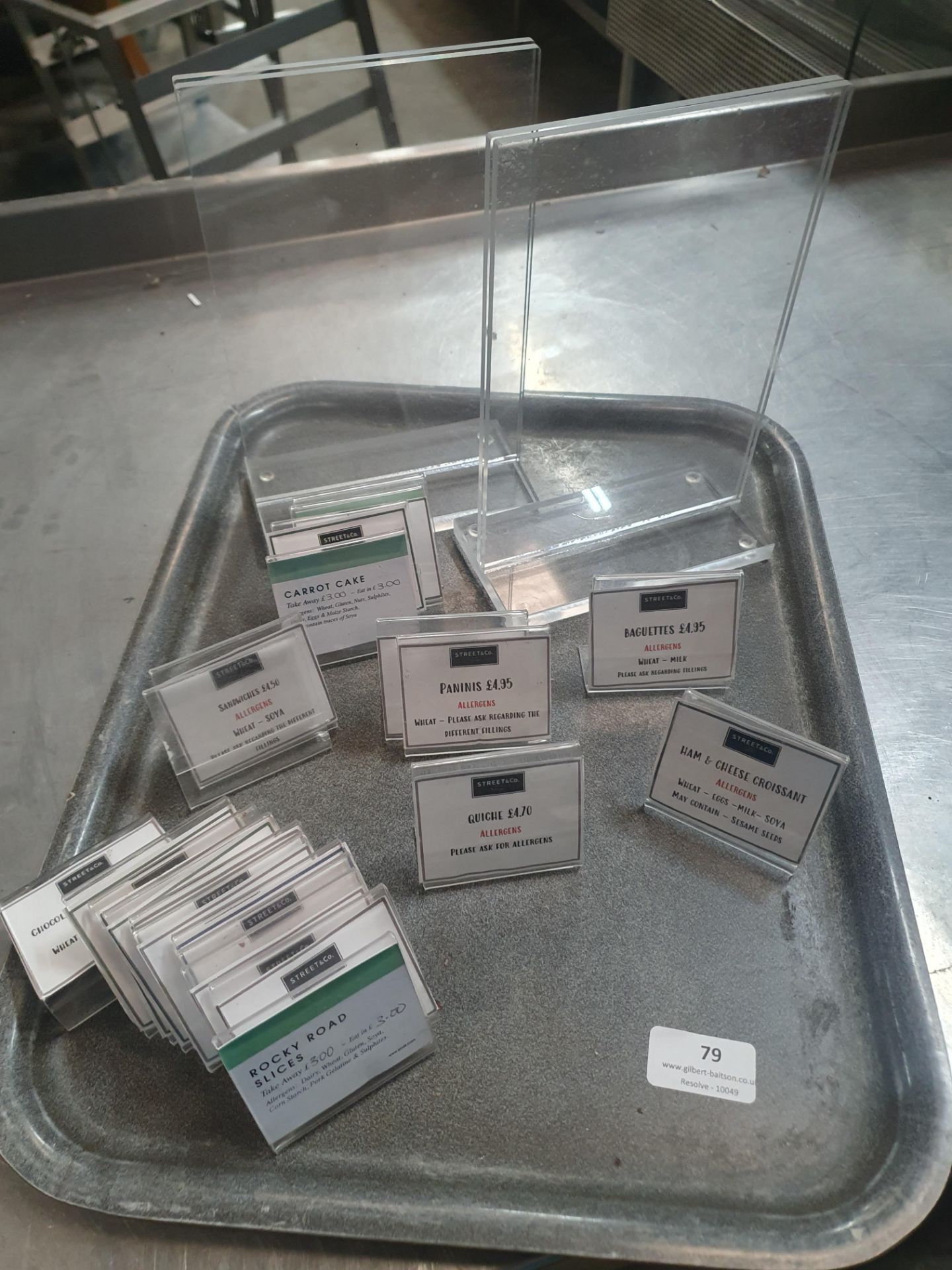 * acrylic point of sale holders x 20+