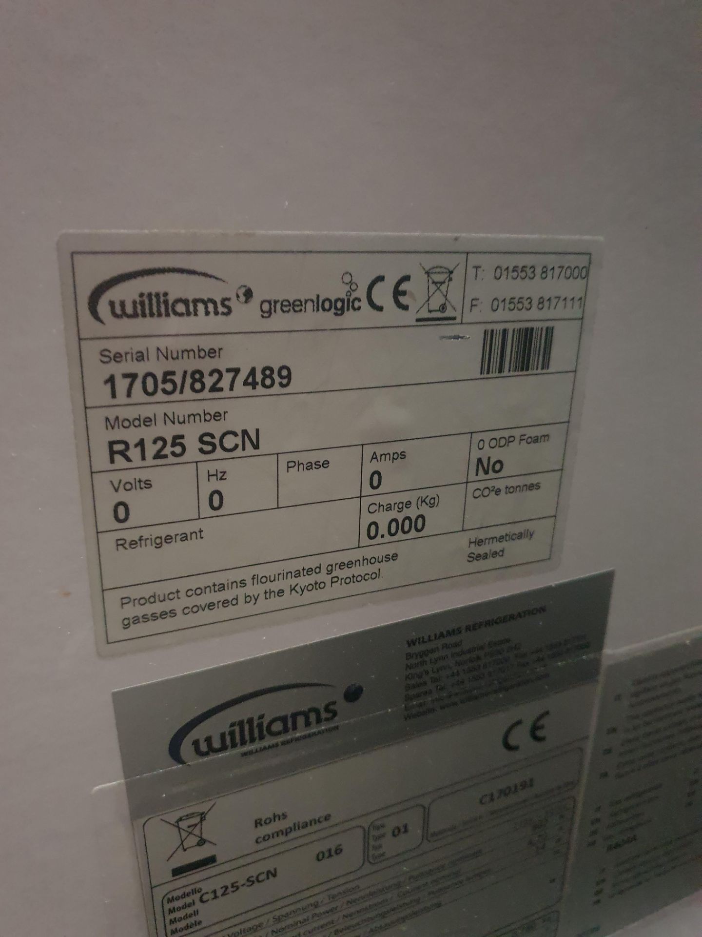 * Williams R125 SCN grab and go chiller - Image 3 of 3