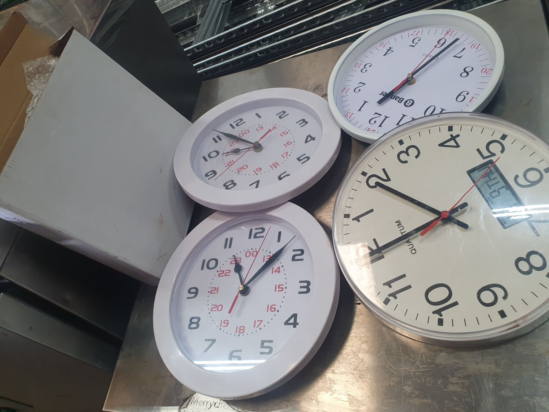 * 5 x wall clocks