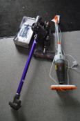 Dyson Stick Vacuum Cleaner, Beldray Stick Vac, and