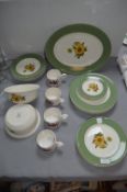Wedgwood Sunflower Pattern Plates and Dishes etc.