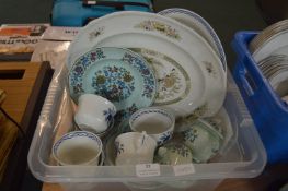 Pottery Cups, Saucers, and Plates