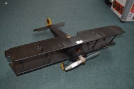 Hand Built Model German WWI Biplane