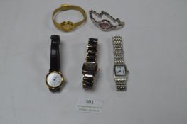 Five Ladies Wristwatches by Sekonda etc.
