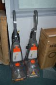 Two Vax Rapide Spring Clean Vacuum Cleaners