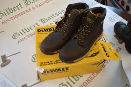 *Dewalt Industrial Footwear Steel Toe Brown Boots Size: 11