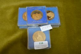 Ten William Wilberforce Bronze Medallions