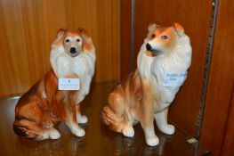 Pair of Kingston Pottery Dog Figures