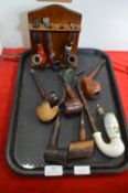 Vintage Pipes and a Pipe Rack